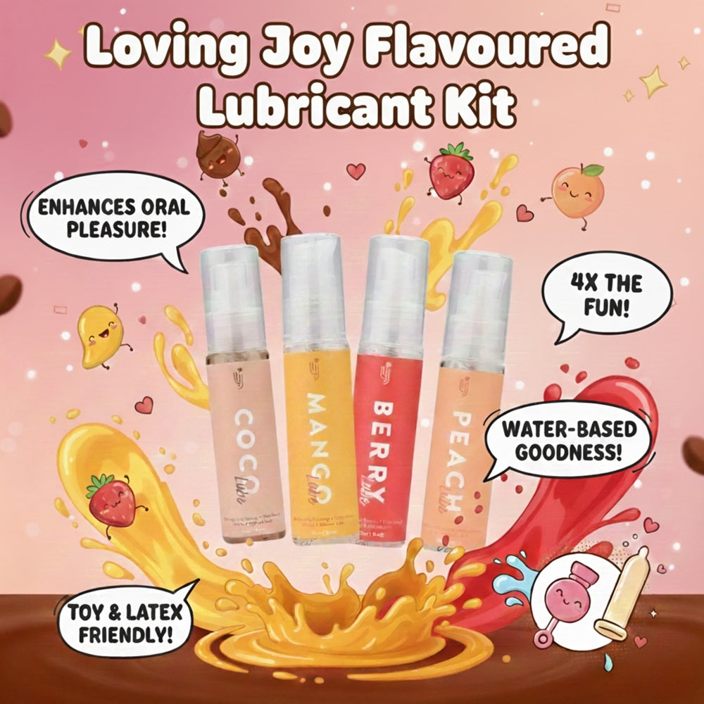 Loving Joy Flavoured Lubricant Set (4 Pack)