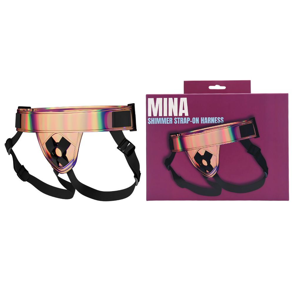 Mina Shimmer Strap-On Harness
